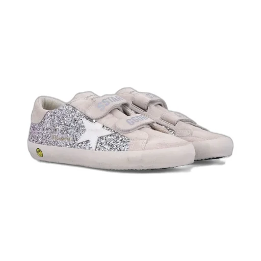 Golden Goose Kids Old School Sequined Sneakers
