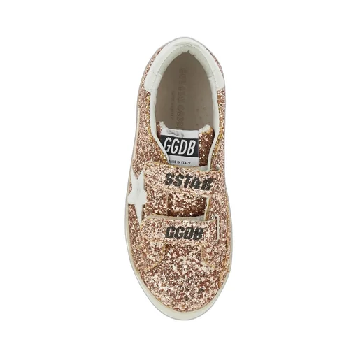 Golden Goose Kids Old School Glittered Lace-Up Sneakers
