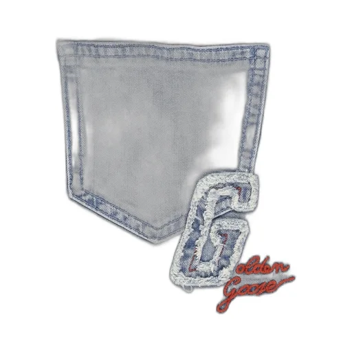 Golden Goose Kids Logo Embroidered Denim Shorts