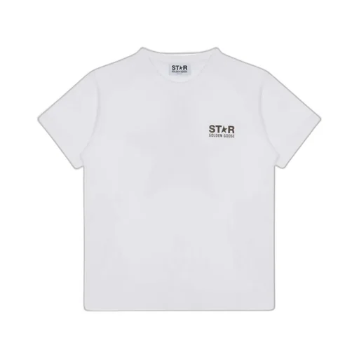 Golden Goose Kids Logo-Printed Crewneck T-Shirt