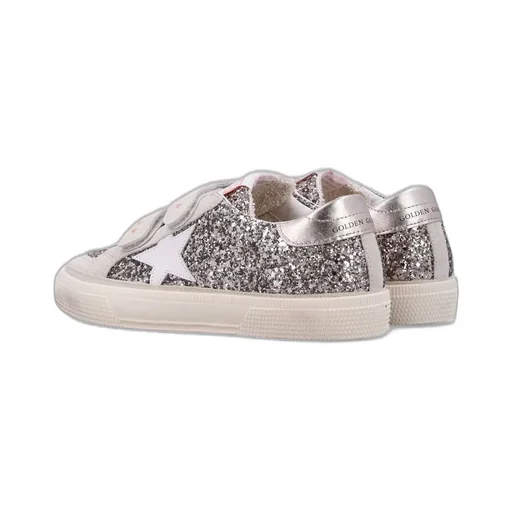 Golden Goose Kids May School Sequined Sneakers