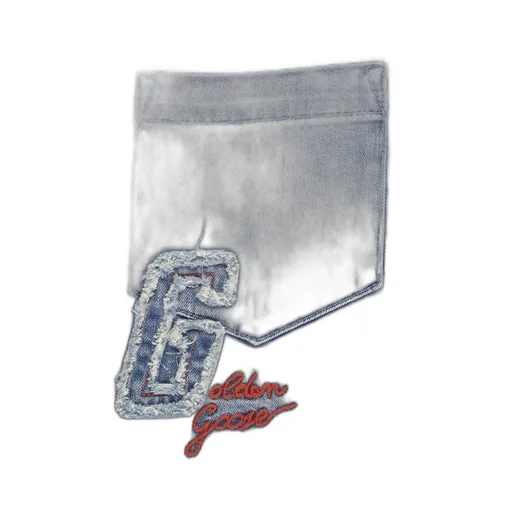 Golden Goose Kids Logo Embroidered Denim Dress