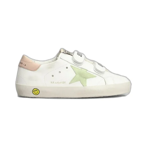 Golden Goose Kids Old School Logo Printed Sneakers