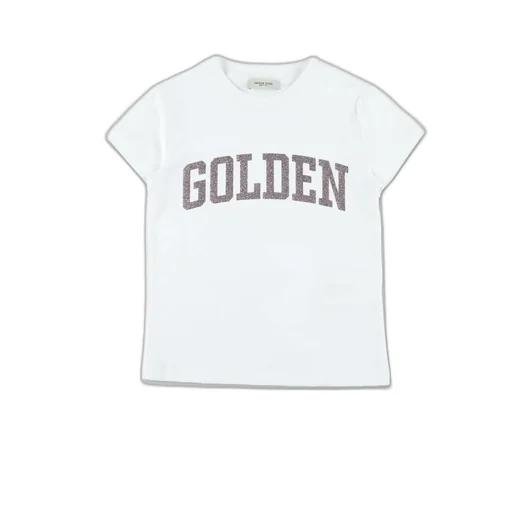 Golden Goose Kids Logo Printed Crewneck T-Shirt