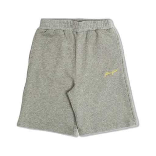Golden Goose Kids Logo Embroidered Wide-Leg Shorts