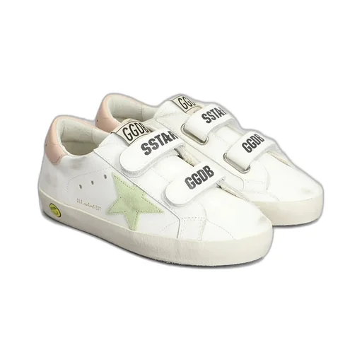 Golden Goose Kids Old School Logo Printed Sneakers