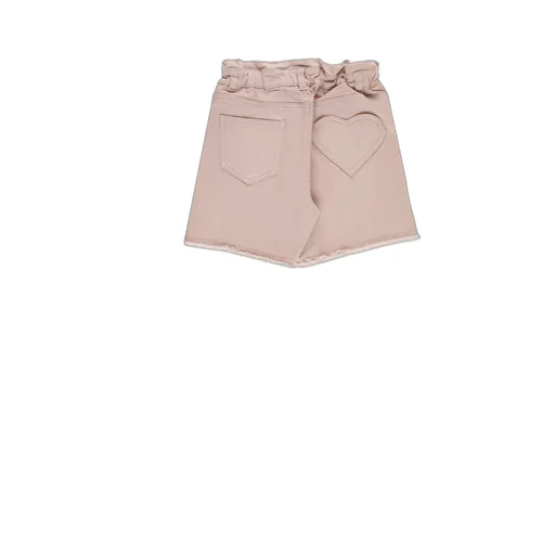 Golden Goose Kids Logo Embroidered Frayed-Edge Denim Shorts