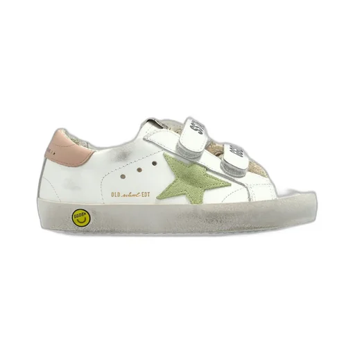 Golden Goose Kids Old School Round Toe Sneakers