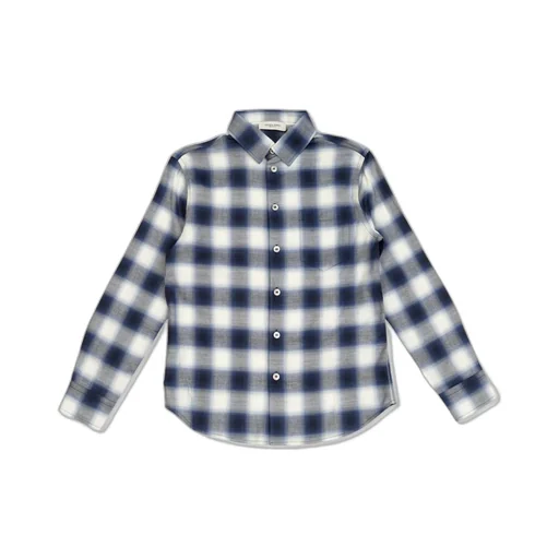Golden Goose Kids Checked Button-Up Shirt