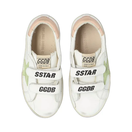 Golden Goose Kids Old School Round Toe Sneakers
