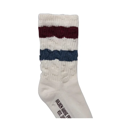 Golden Goose Kids Stripes Distressed Socks