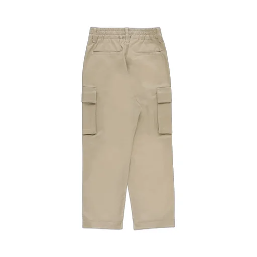 Golden Goose Kids Logo Embroidered Tapered Cargo Trousers