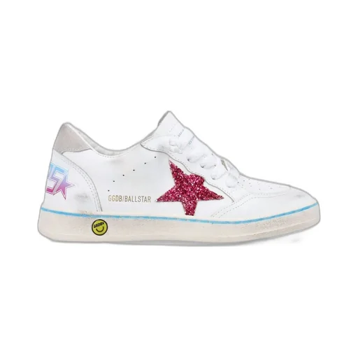 Golden Goose Kids Ballstar Sequin Embellished Sneakers