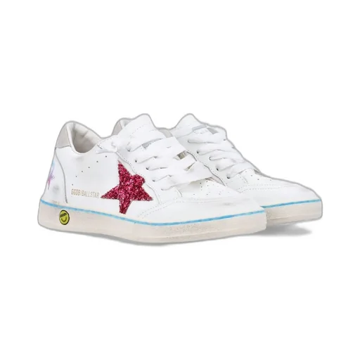 Golden Goose Kids Ballstar Sequin Embellished Sneakers