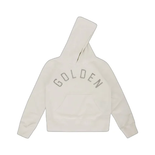 Golden Goose Kids Logo Embellished Long-Sleeved Hoodie