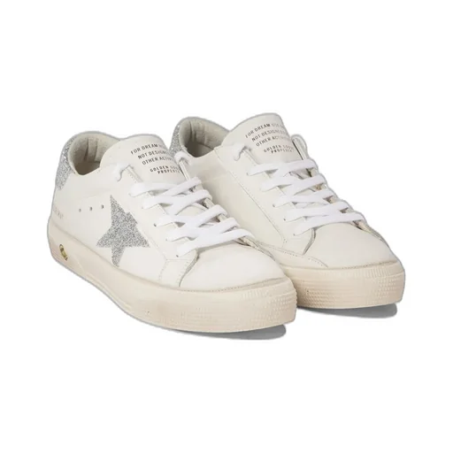 Golden Goose Kids May Star-Patch Sneakers