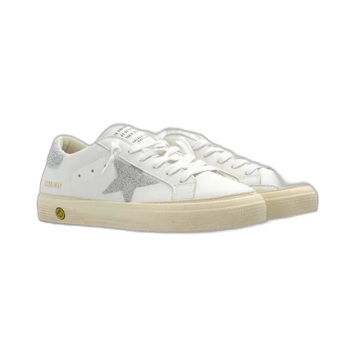 Golden Goose Kids Round-Toe Lace-Up Sneakers