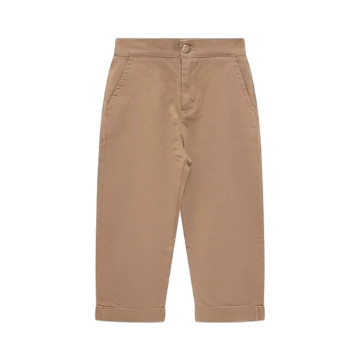 Golden Goose Kids Logo Patch Straight Leg Pants
