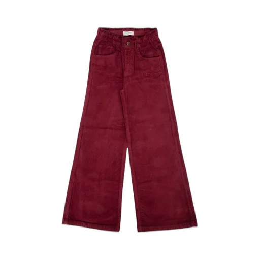 Golden Goose Kids Logo Detailed Wide Leg Trousers