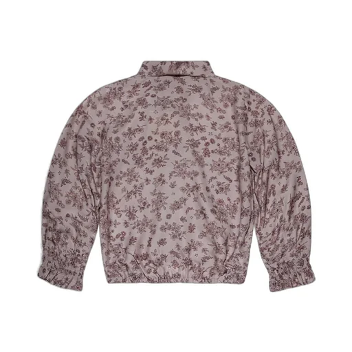 Golden Goose Kids Flloral Printed Elasticated Hem Blouse