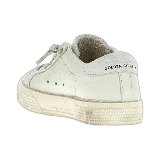 Golden Goose Kids Star-Patch Round Toe Sneakers