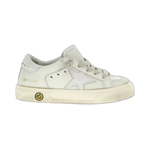 Golden Goose Kids Star-Patch Round Toe Sneakers