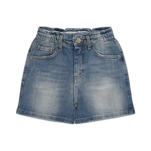 Golden Goose Kids Button Detailed Denim Shorts