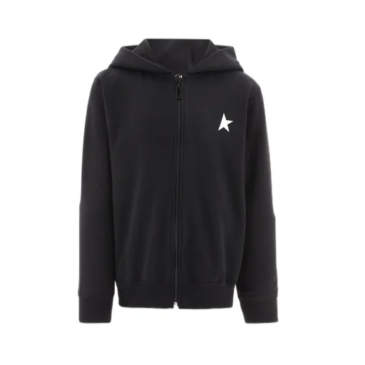 Golden Goose Kids Star Printed Zip-Up Hoodie