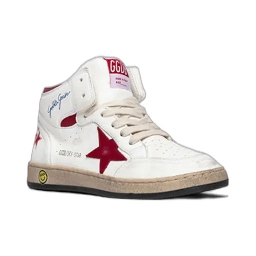 Golden Goose Kids Logo Detailed Lace-Up Sneakers