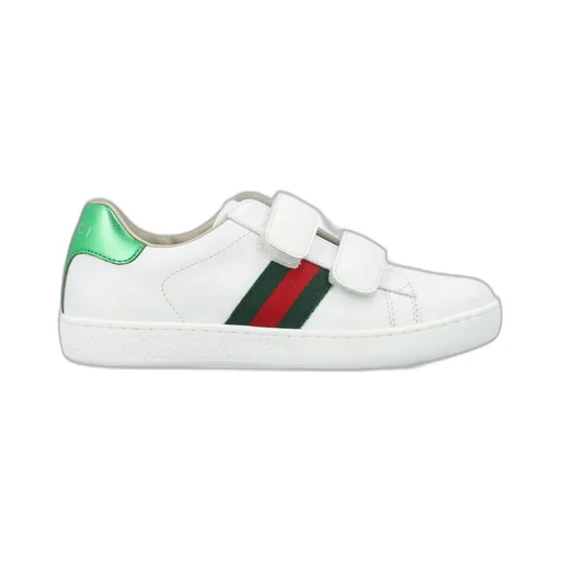 Gucci Kids Ace Round Toe Sneakers
