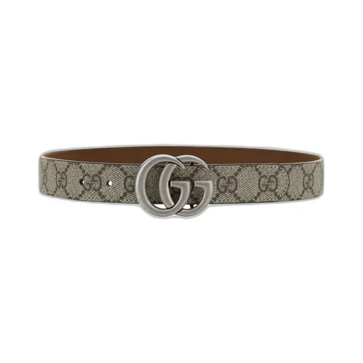 Gucci Kids Double G Buckle Belt