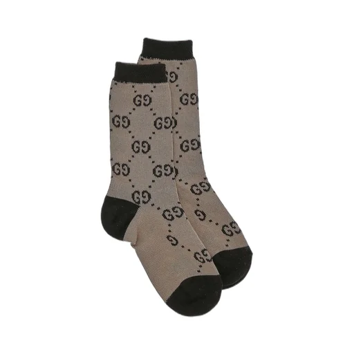 Gucci Kids Gg Ribbed Socks