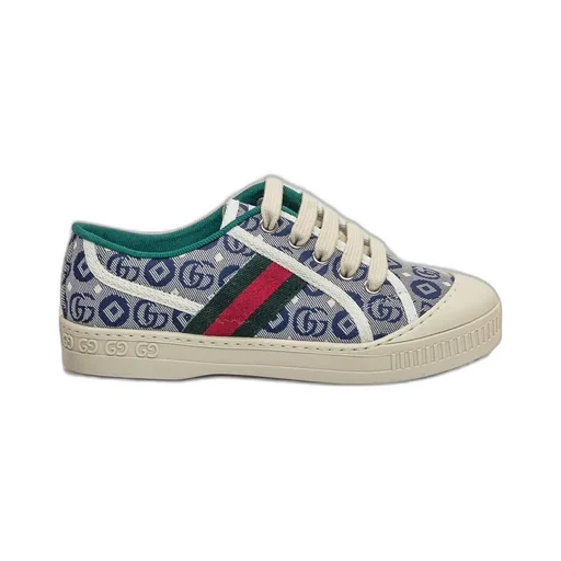 Gucci Kids 1977 Tennis Lace-Up Sneakers