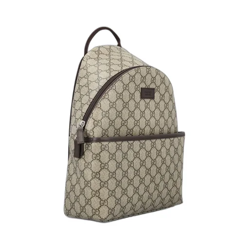 Gucci Kids Logo Patch Zip-Up Backpack