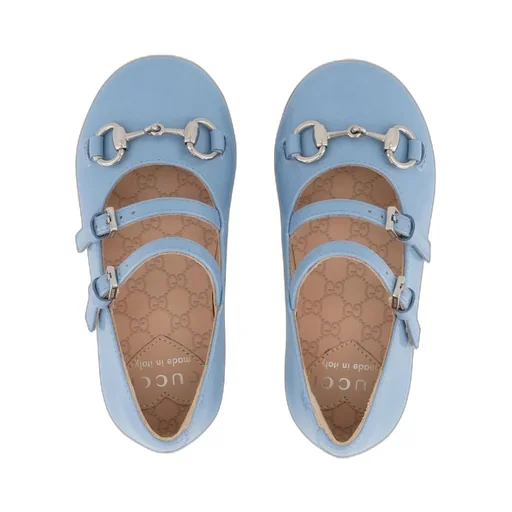 Gucci Kids Horsebit Toddler Ballet Flats