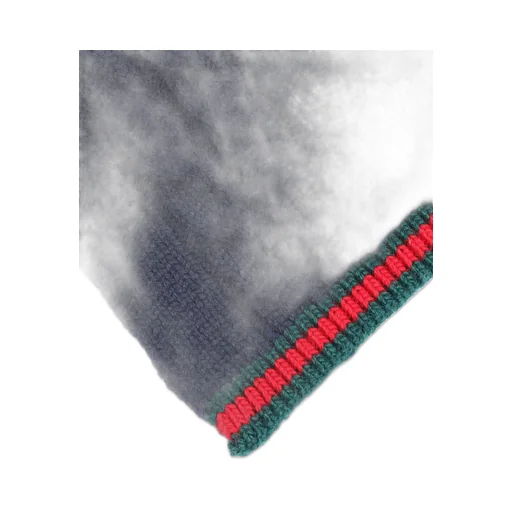 Gucci Kids Ribbed Knitted Scarf