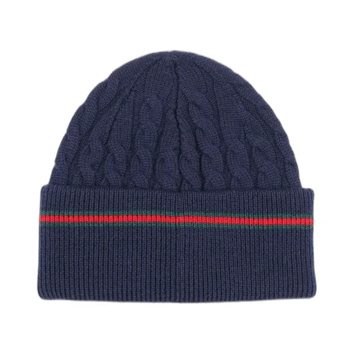 Gucci Kids Cable-Knit Turn-Up Beanie