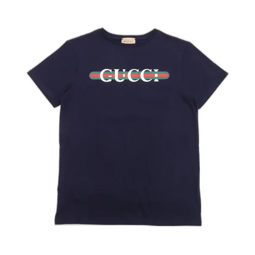 Gucci Kids Logo Printed Crewneck T-Shirt