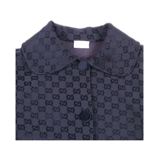 Gucci Kids Gg-Patterned Single-Breasted Jacket