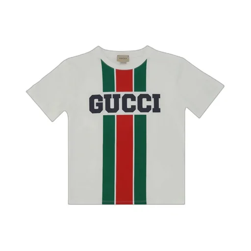 Gucci Kids Logo Printed Crewneck T-Shirt