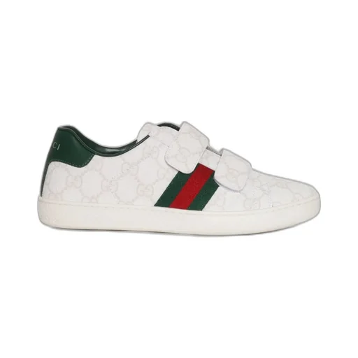 Gucci Kids Web Detailed Low Top Sneakers
