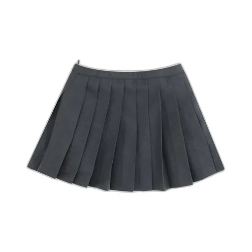 Gucci Kids Web Stripe Waistband Pleated Skirt