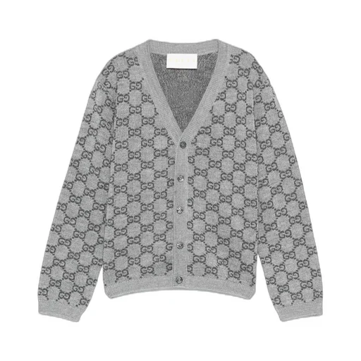 Gucci Kids Gg Jacquard Cardigan