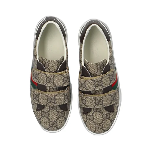 Gucci Kids Touch-Strapped Sneakers