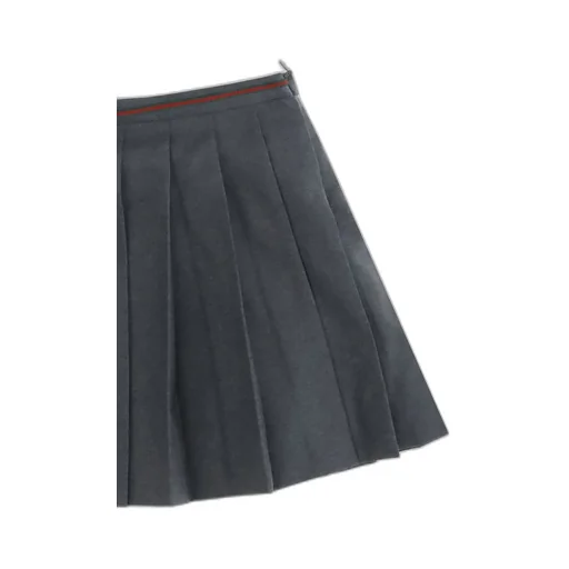 Gucci Kids Web Stripe Waistband Pleated Skirt