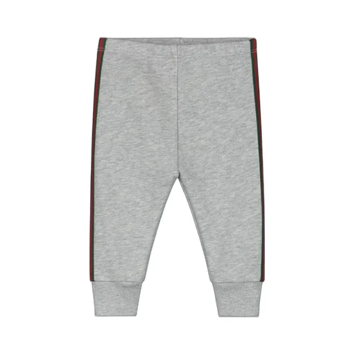 Gucci Kids Web Detailed Jersey Pants