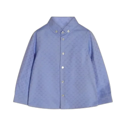 Gucci Kids Oxford Gg Shirt