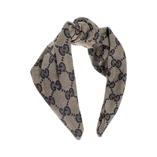 Gucci Kids Gg Motif Knotted Headband