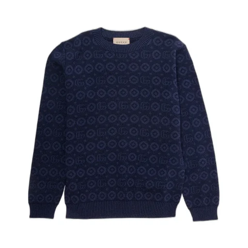 Gucci Kids Double G Crewneck Jumper