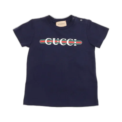 Gucci Kids Logo Printed Crewneck T-Shirt